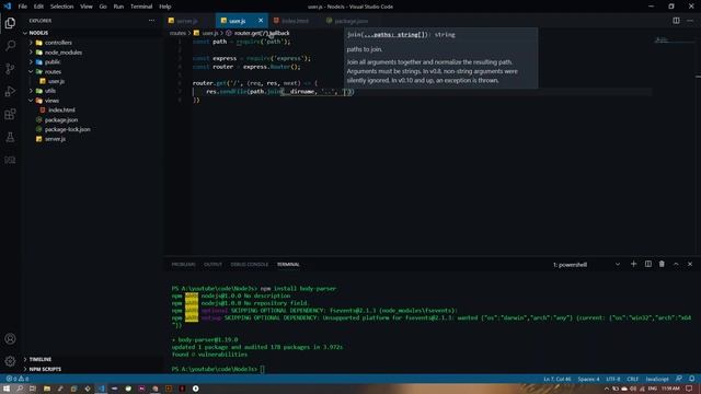 Setup NodeJS server смотреть онлайн
