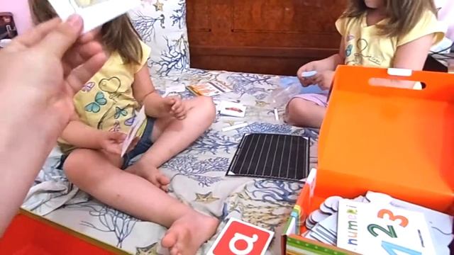 #монтессори ИГРЫ/ #Буквы и #Цифры на Итальянском//ElDiFamily смотреть онлайн