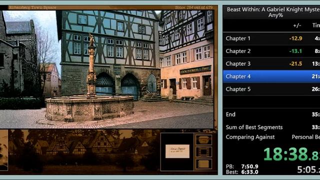 The Beast Within: A Gabriel Knight Mystery speedrun (any%) in 33:38 смотреть онлайн