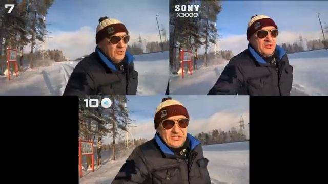 2022 год. SONY Х3000 против  GOPRO 10 и 7.  СРАВНЕНИЕ видео, звук, стабилизация.