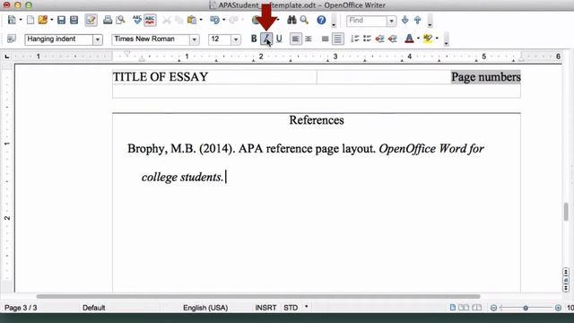 11. Setting Up an APA-Style Reference Page in OpenOffice Writer смотреть онлайн