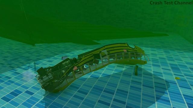 Heavy Vehicle High Speed Car Jump Through Black Hole In Green Slime Pool Crash - BeamNG.drive Jumps смотреть онлайн