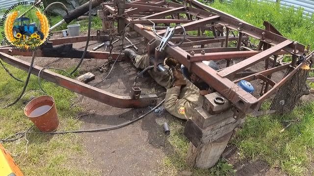 Ремонт культиватора КПС 4 для МТЗ своими руками. смотреть онлайн