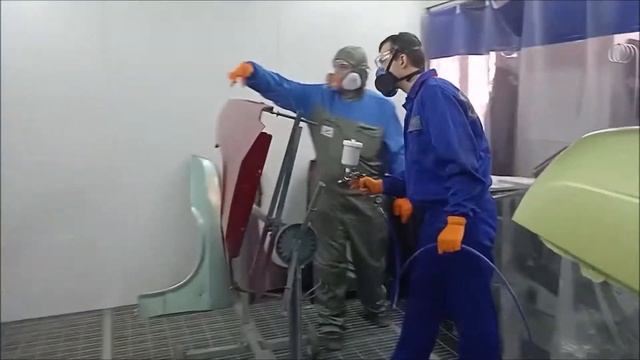Окраска крыльев, тест краскопультов IWATA смотреть онлайн