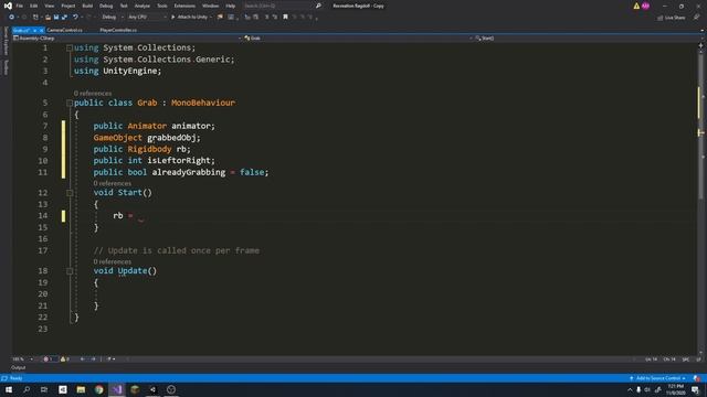 Unity Active Ragdoll Tutorial - Grabbing смотреть онлайн
