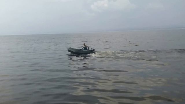 Надувная лодка Kolibri КМ-300 с двигателем 9.8 сил смотреть онлайн