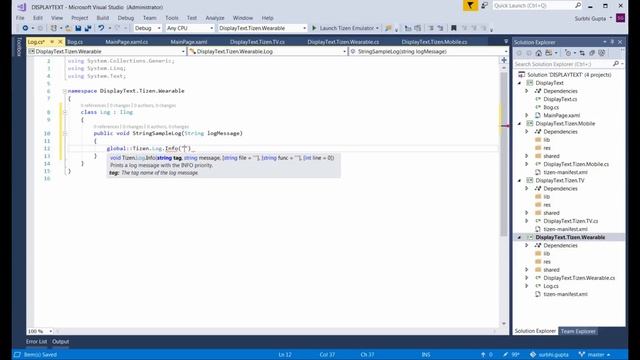 Debugging a Tizen .NET app : Part 5 смотреть онлайн