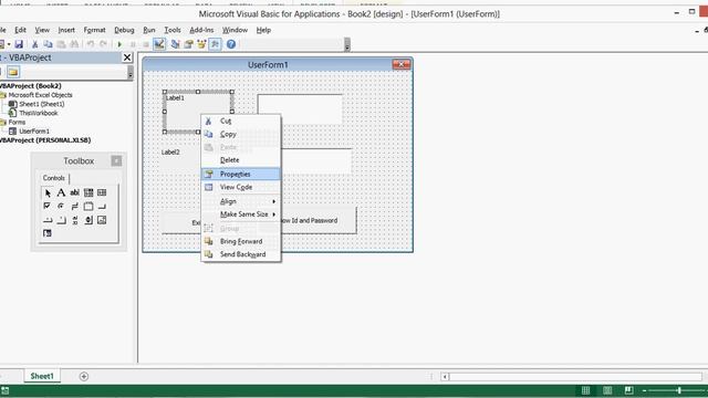 Userform Login with Password | advanced excel Userform смотреть онлайн