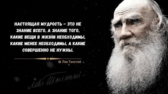 ТОП-10 Очень Мудрых Цитат Льва Николаевича Толстого смотреть онлайн