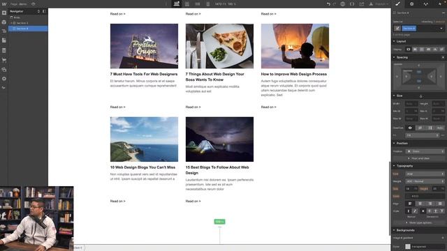 Styling collection lists in Webflow — Build with me #2 смотреть онлайн