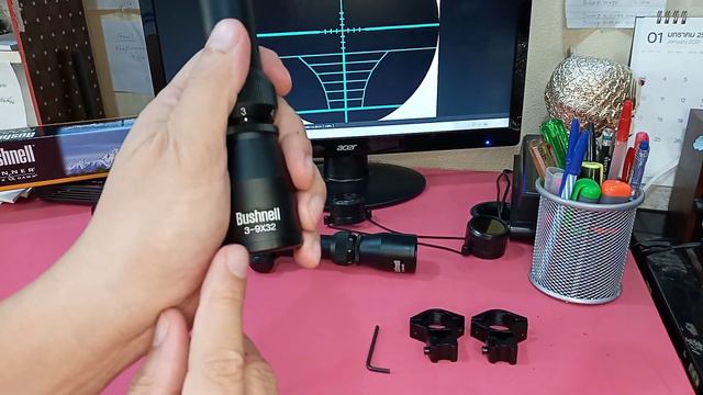 กล้องติดปืนยาวbushnell กล้องสโคปbushnell3-9×40 กล้องติดปืนบุชแนล ขายกล้องเล็ง смотреть онлайн