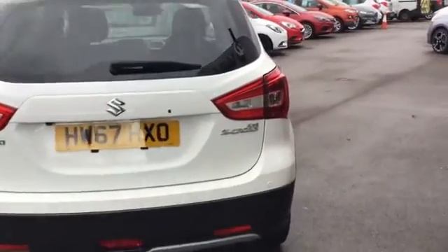 Jade White Suzuki SX4 S-Cross Hatchback 1.0 Boosterjet SZ-T 5dr смотреть онлайн