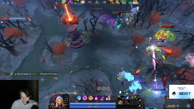 MIRA ИГРАЕТ ЛУЧШУЮ ИГРУ НА ИНВОКЕРЕ | САППОРТИТ YATORO ПОД PHONK | MIRA DOTA 2 STREAM смотреть онлайн