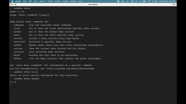 Installing Ruby using rbenv смотреть онлайн