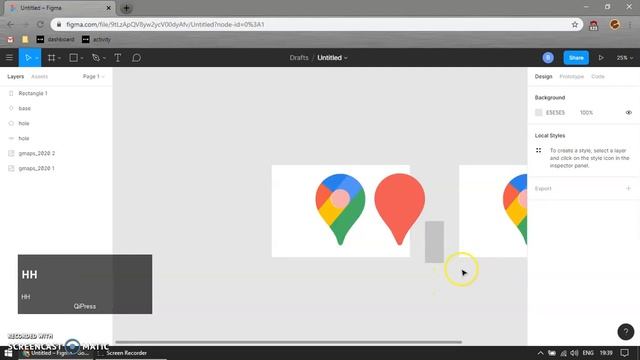 Figma Howto - Google Maps Icon (2020) смотреть онлайн