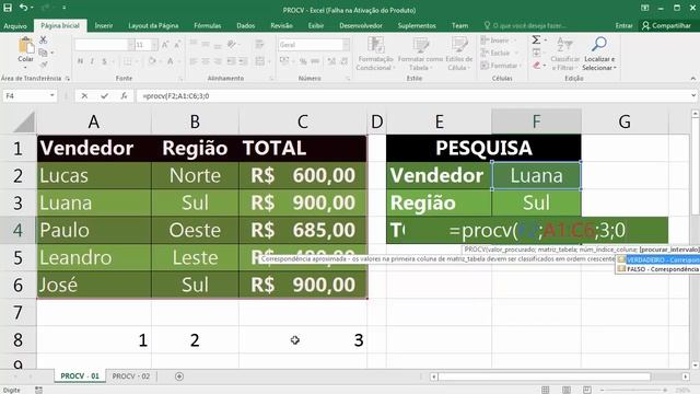PROCV - Como fazer PROCV no EXCEL 2016 Passo a Passo смотреть онлайн