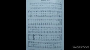 Блажен муж, обиход. Партия первого сопрано.