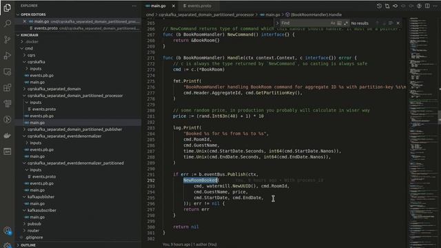 CQRS proof-of-concept in golang using Watermill смотреть онлайн