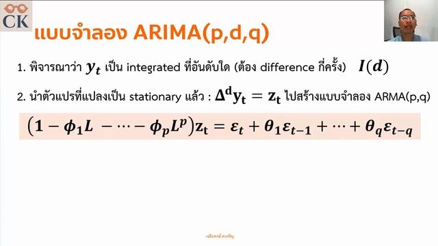 แบบจำลอง Integrated ARMA (ARIMA(p,d,q)) และการประมาณค่าด้วย R смотреть онлайн