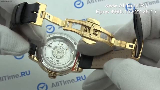 Обзор. Женские наручные часы Epos 4390.152.22.25.15 смотреть онлайн