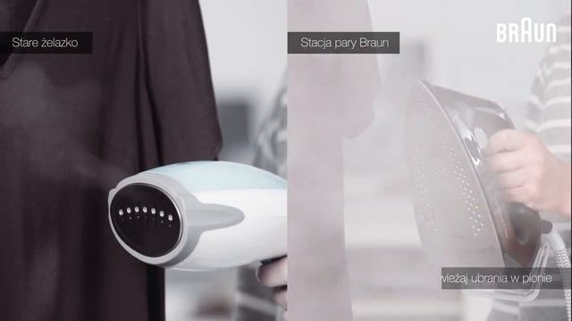 Prasowanie w pionie – generator pary Braun Care Style 7 Pro смотреть онлайн