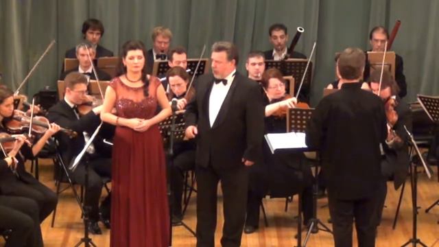 Верди Дуэт Виолетты и Жермона. Дирижер Роман Леонтьев. Виктория Ребенко и Анатолий Дичковский. смотреть онлайн