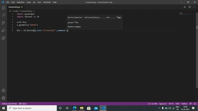Python Pyautogui - screenshot using python | python project смотреть онлайн
