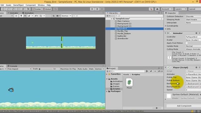How to make Flappy Bird game in Unity | Unity Game Development | Unity Tutorial смотреть онлайн