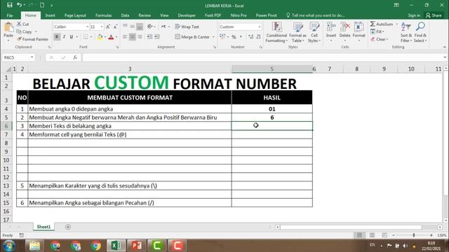 CARA PALING MUDAH MEMBUAT FORMAT NUMBER SESUAI KEINGINAN DI EXCEL смотреть онлайн