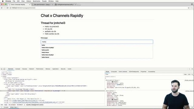 DJANGO CHANNELS 2 Tutorial (V2) - Real Time - WebSockets - Async смотреть онлайн