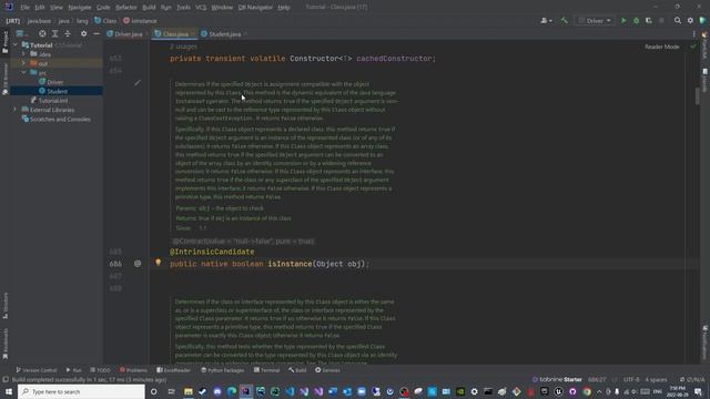 Reflection Episode 04: Class Class Part 03 (Dynamic instanceof Operator Equivalent) смотреть онлайн