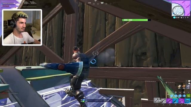 Carrying Pro Fortnite player Cloud9 Keeoh to a 17 kill win... смотреть онлайн