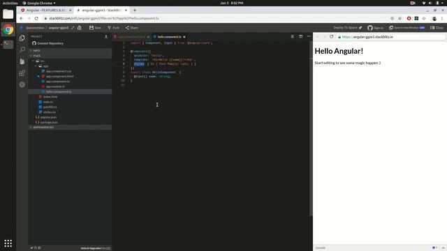 Angular 9 Basics - Create Component смотреть онлайн