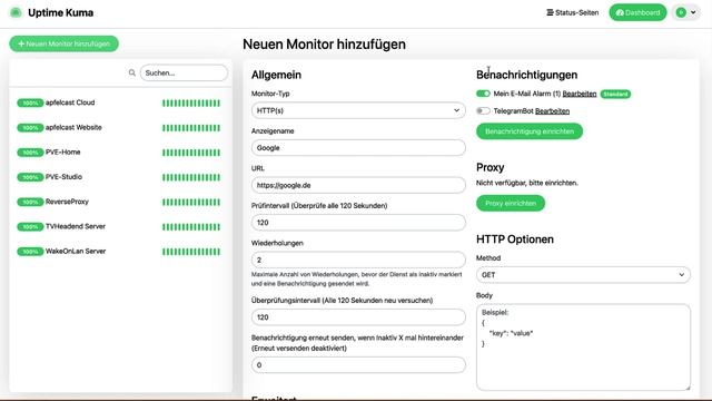 Uptime Monitoring inkl. Benachrichtigungen kostenlos - mit Uptime Kuma! смотреть онлайн