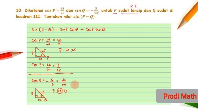 Pembahasan Soal Matematika Peminatan Bab 2 rumus rumus trigonometri Latihan 1 soal subjektif no 10 смотреть онлайн