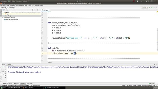 #1 Уроки Python + Minecraft. Функции, циклы, инструкция if смотреть онлайн