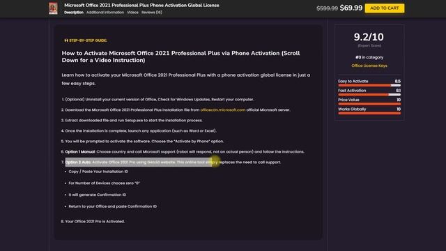 Activate Microsoft Office 2021 Professional Plus via Phone Activation - Easy Step-by-Step Tutorial смотреть онлайн