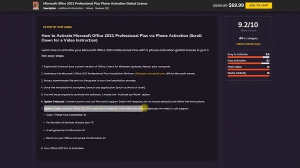 Activate Microsoft Office 2021 Professional Plus via Phone Activation - Easy Step-by-Step Tutorial
