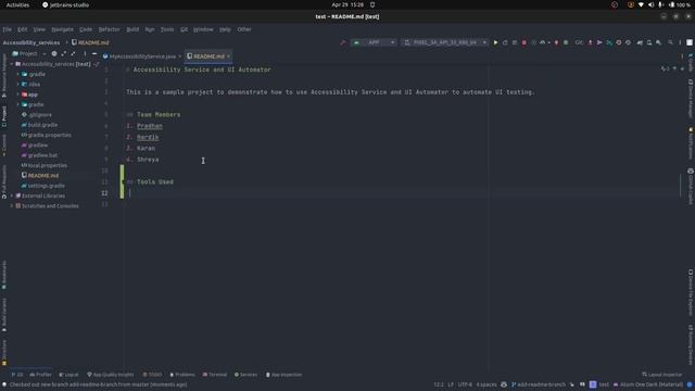 Sync Fork, Update Project, Create New Branch, Commit & Push, Create PR in Android Studio смотреть онлайн