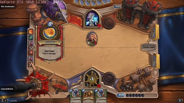 ? NVIDIA GeForce RTX 3060 [Laptop, 130W] - HEARTHSTONE gameplay benchmarks (1080p) смотреть онлайн