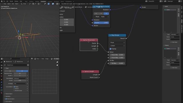 [Blender 3.1] Lightning Along A Curve Geometry Nodes Tutorial смотреть онлайн