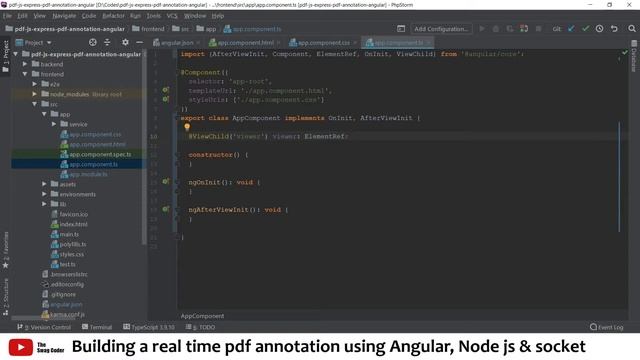 Building a real-time PDF annotation with Angular, Node js & Socket io | @pdftron/pdfjs-express смотреть онлайн