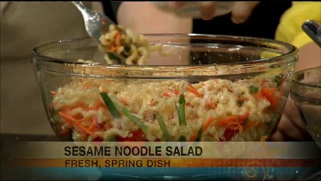 Mass Appeal Asian Noodle Salad & Italian Grilled Cheese