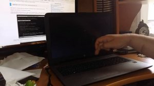 Черный экран и курсор windows 10 ноутбук hp