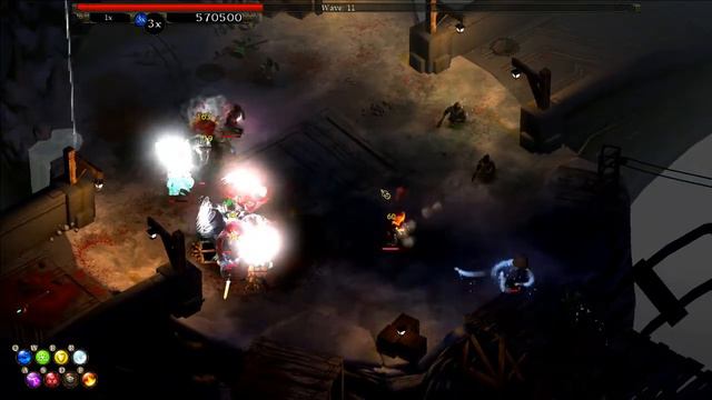 Let's Play Magicka (Coop): Challenge Mode - The Caverns Arena смотреть онлайн