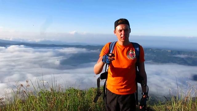 Восхождение и рассвет на действующем вулкане Гунунг-Батур (Gunung Batur). смотреть онлайн