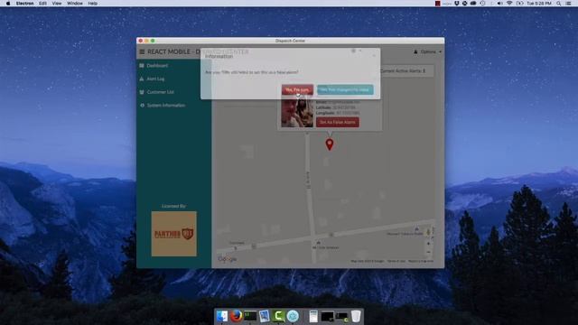 React Mobile - Dispatch Console Demo смотреть онлайн