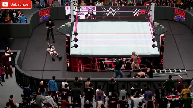 WWE TLC 2017 The Shield vs. Braun Strowman, The Miz, Kane, Cesaro & Sheamus TLC Match WWE 2K18 смотреть онлайн
