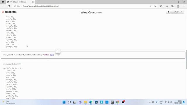 Word Count Example in Spark | Scala | Python смотреть онлайн