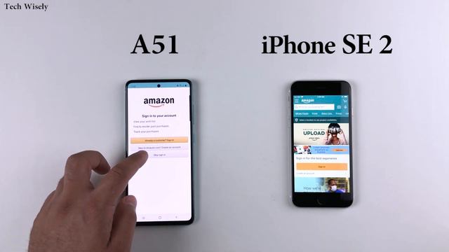 SAMSUNG A51 Vs IPhone Se 2 | Speed Test